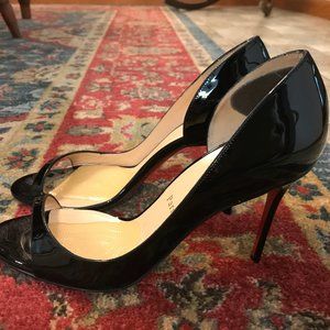 Christian Louboutin D'Orsay Peep Toe Pumps
